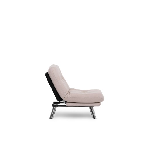 1-Seat Sofa-Bed Misa Small Solo v2 - Cream Cream