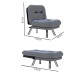 1-Seat Sofa-Bed Misa Small Solo v2 - Cream Cream