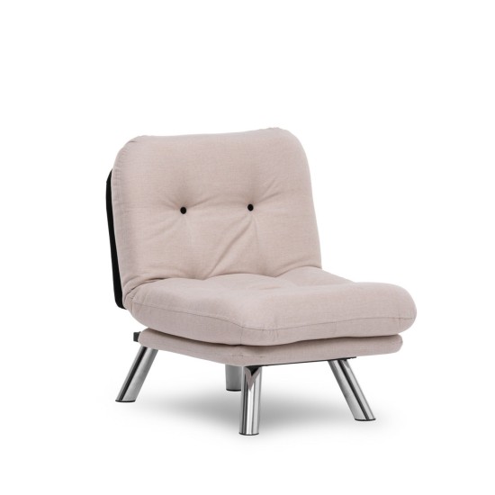 1-Seat Sofa-Bed Misa Small Solo v2 - Cream Cream