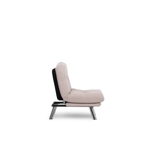 1-Seat Sofa-Bed Misa Small Solo v2 - Cream Cream