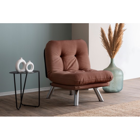 1-Seat Sofa-Bed Misa Small Solo - Light Brown Light Brown