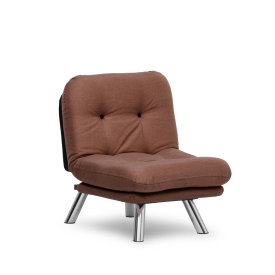 1-Seat Sofa-Bed Misa Small Solo - Light Brown Light Brown