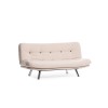 3-Seat Sofa-Bed Misa Small Sofabed v3 - Cream Cream