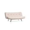 3-Seat Sofa-Bed Misa Small Sofabed v3 - Cream Cream