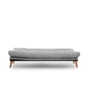 3-Seat Sofa-Bed Saki - Light Grey Light Grey