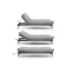 3-Seat Sofa-Bed Saki - Light Grey Light Grey