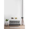 3-Seat Sofa-Bed Saki - Light Grey Light Grey