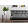 3-Seat Sofa-Bed Saki - Light Grey Light Grey