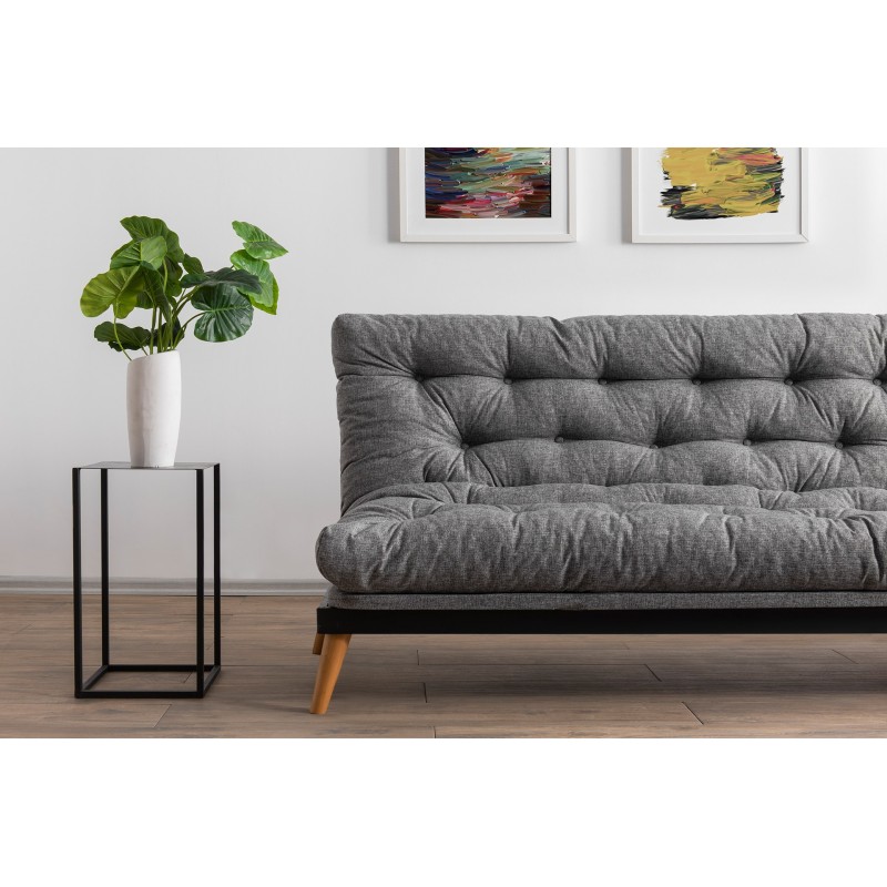 3-Seat Sofa-Bed Saki - Light Grey Light Grey