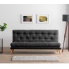 3-Seat Sofa-Bed Saki - Dark Grey Dark Grey