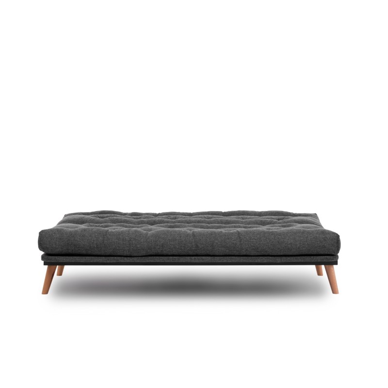 3-Seat Sofa-Bed Saki - Dark Grey Dark Grey