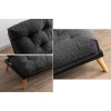 3-Seat Sofa-Bed Saki - Dark Grey Dark Grey
