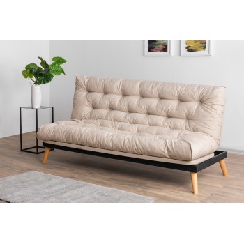 3-Seat Sofa-Bed Saki - Cream Cream