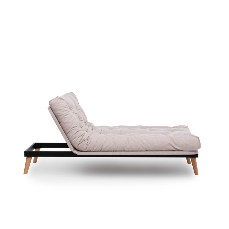 3-Seat Sofa-Bed Saki - Cream Cream