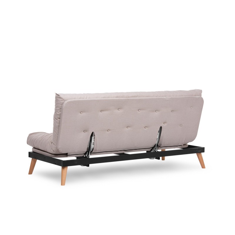 3-Seat Sofa-Bed Saki - Cream Cream