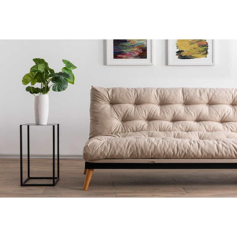 3-Seat Sofa-Bed Saki - Cream Cream