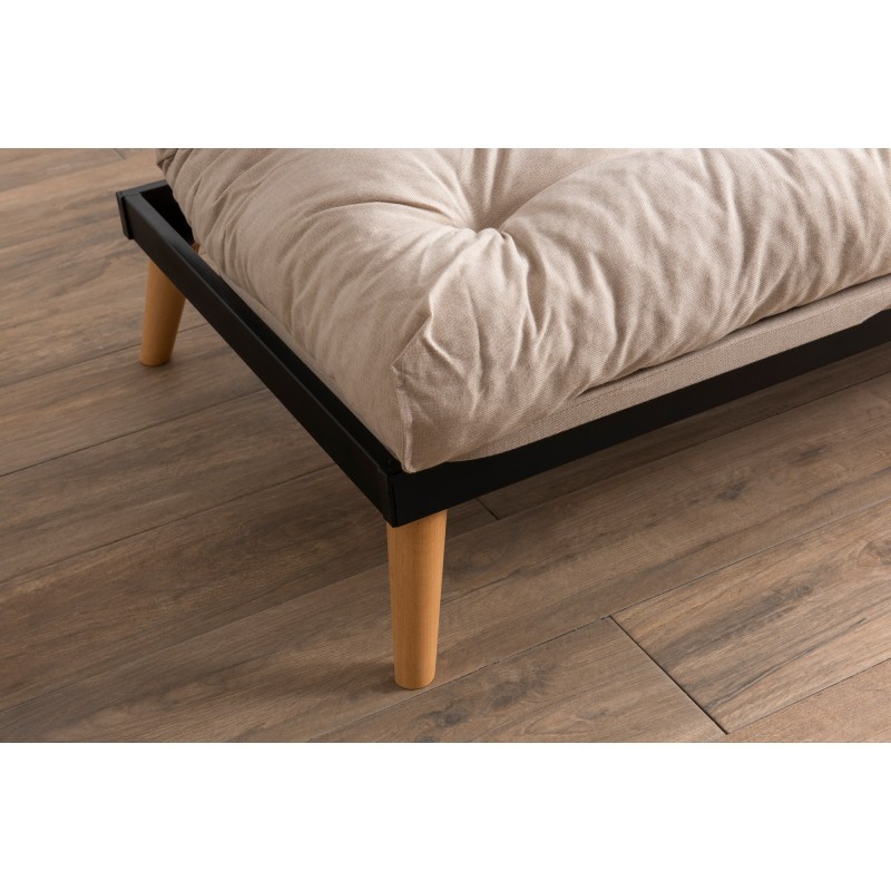 3-Seat Sofa-Bed Saki - Cream Cream