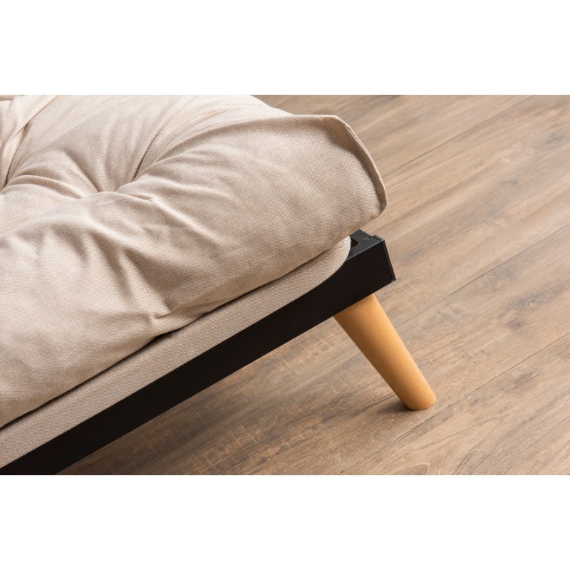 3-Seat Sofa-Bed Saki - Cream Cream