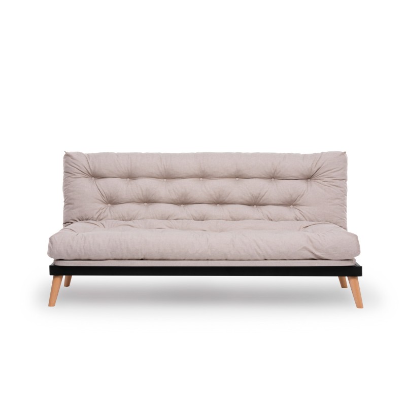 3-Seat Sofa-Bed Saki - Cream Cream