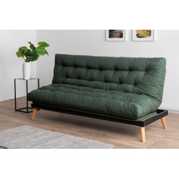 3-Seat Sofa-Bed Saki - Green Green