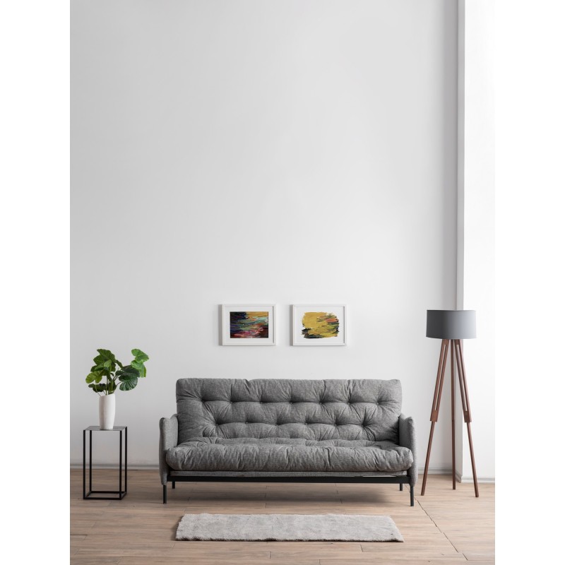 3-Seat Sofa-Bed Renge - Light Grey Light Grey