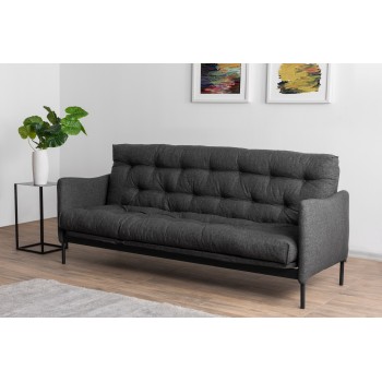 3-Seat Sofa-Bed Renge - Dark Grey Dark Grey