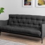 3-Seat Sofa-Bed Renge - Dark Grey Dark Grey