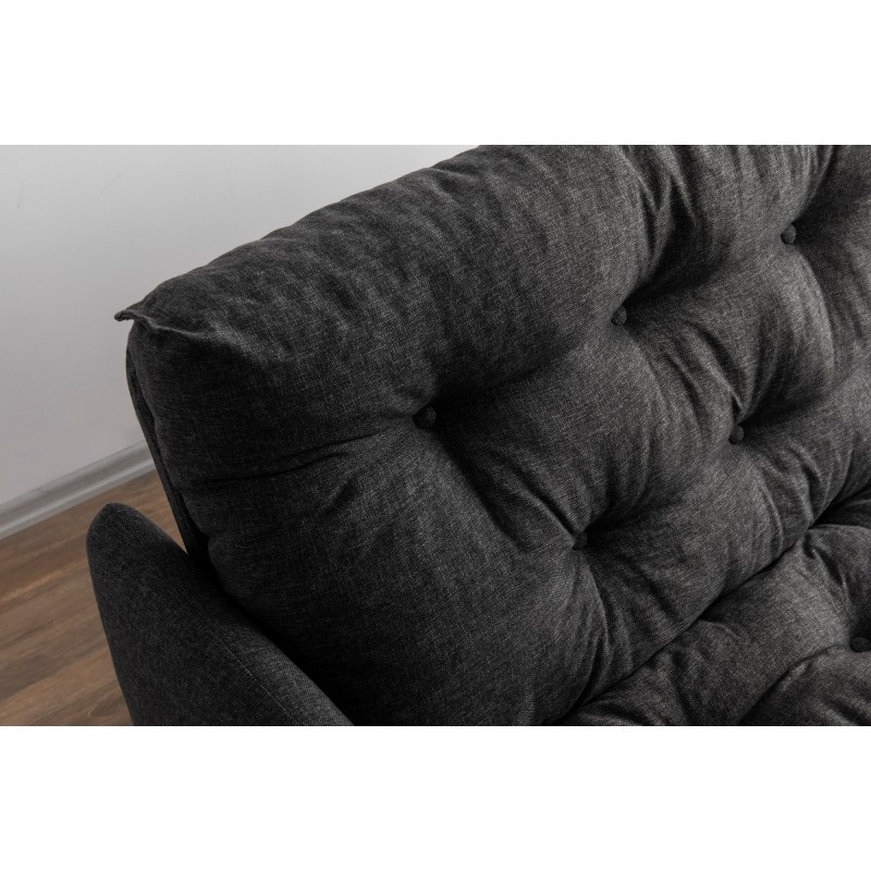 3-Seat Sofa-Bed Renge - Dark Grey Dark Grey