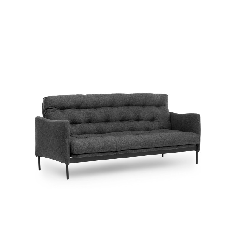 3-Seat Sofa-Bed Renge - Dark Grey Dark Grey