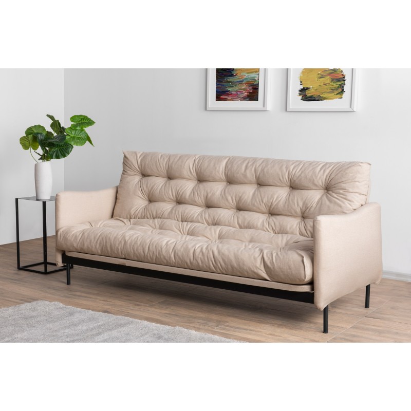 3-Seat Sofa-Bed Renge - Cream Cream