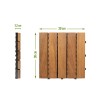 Deck Tile Set (10 Pieces) Tile Deck Brown