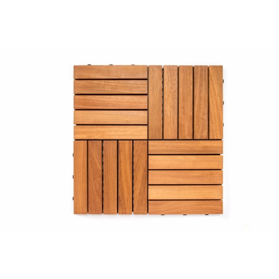 Deck Tile Set (10 Pieces) Tile Deck Brown Deck Tile Set (10 Pieces) Tile Deck Brown