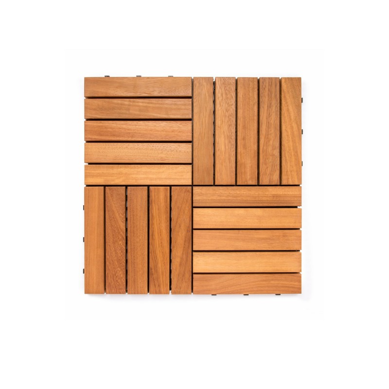 Deck Tile Set (10 Pieces) Tile Deck Brown