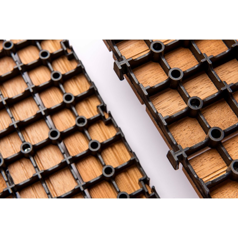 Deck Tile Set (10 Pieces) Tile Deck Brown