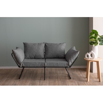 2-Seat Sofa-Bed Viper 2-Seater - Light Grey Light Grey