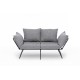 2-Seat Sofa-Bed Viper 2-Seater - Light Grey Light Grey