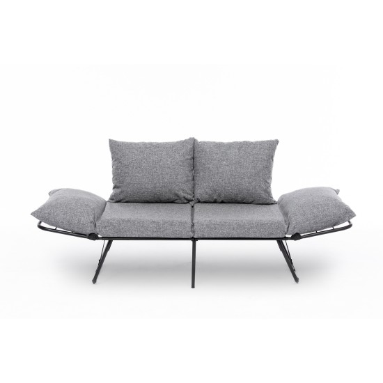 2-Seat Sofa-Bed Viper 2-Seater - Light Grey Light Grey
