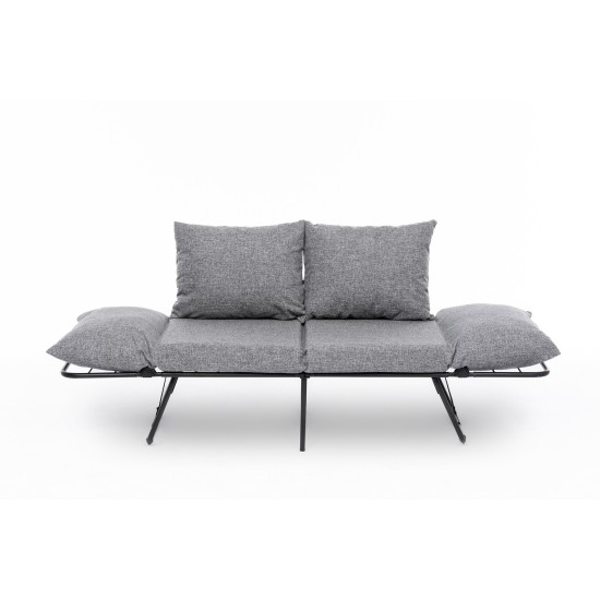2-Seat Sofa-Bed Viper 2-Seater - Light Grey Light Grey