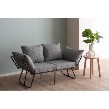 2-Seat Sofa-Bed Viper 2-Seater - Light Grey Light Grey