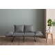 2-Seat Sofa-Bed Viper 2-Seater - Light Grey Light Grey