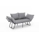 2-Seat Sofa-Bed Viper 2-Seater - Light Grey Light Grey