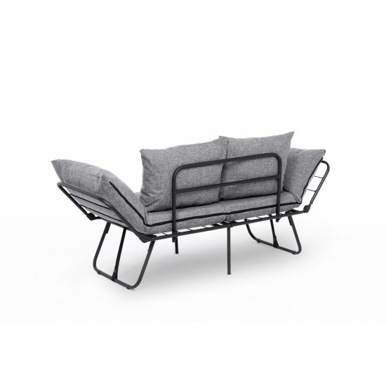 2-Seat Sofa-Bed Viper 2-Seater - Light Grey Light Grey