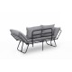2-Seat Sofa-Bed Viper 2-Seater - Light Grey Light Grey