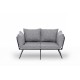 2-Seat Sofa-Bed Viper 2-Seater - Light Grey Light Grey