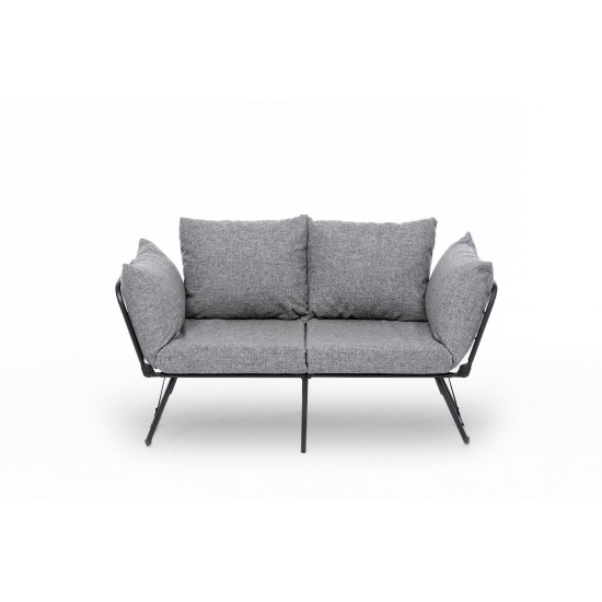2-Seat Sofa-Bed Viper 2-Seater - Light Grey Light Grey