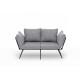 2-Seat Sofa-Bed Viper 2-Seater - Light Grey Light Grey