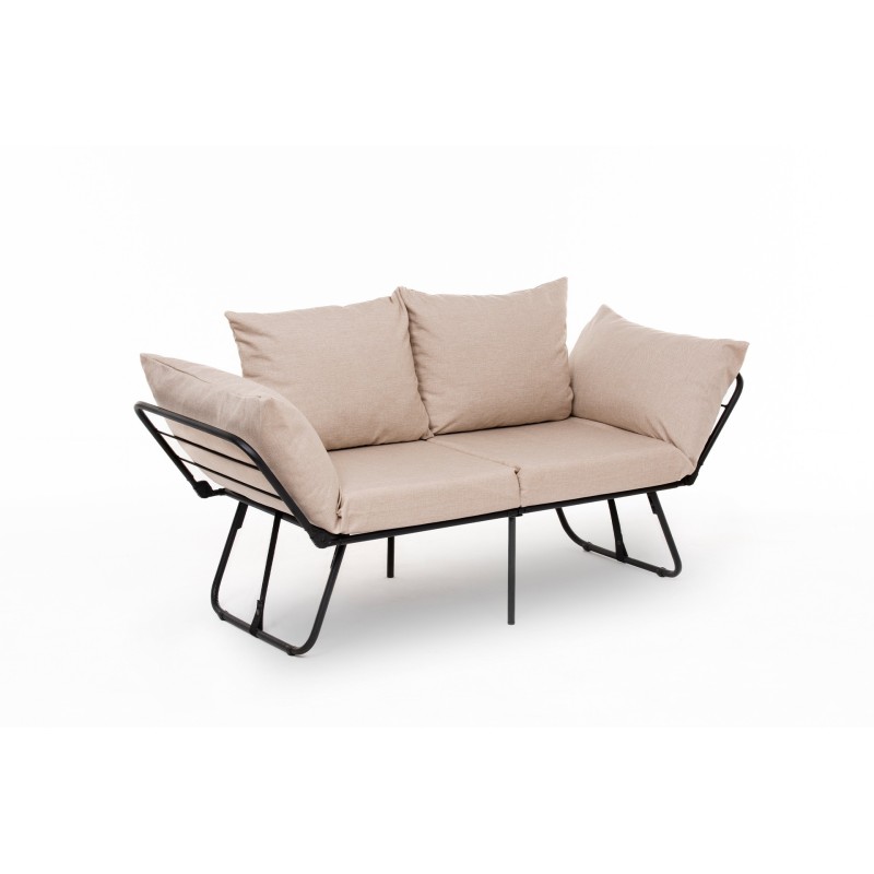 Καναπές Κρεβάτι Διθέσιος - Viper - Χρώμα Cream - 100x42x40εκ