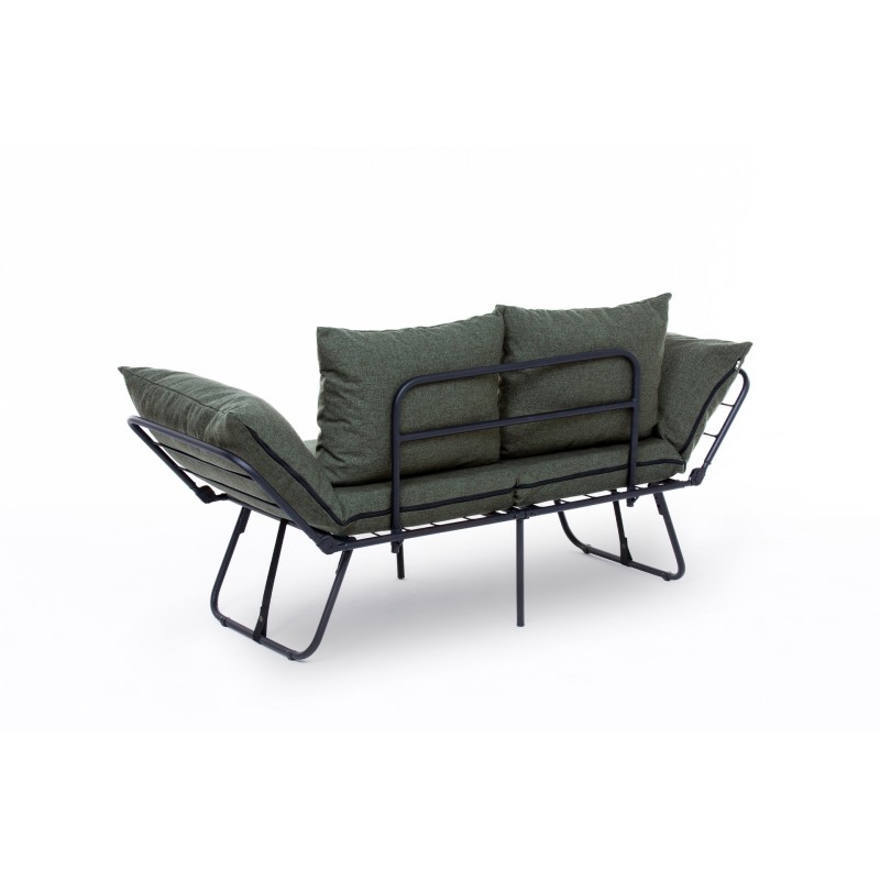 Καναπές Κρεβάτι Διθέσιος - Viper - Χρώμα Πράσινο - 100x42x40εκ