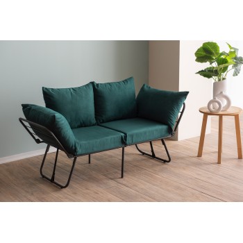 Καναπές Κρεβάτι Διθέσιος - Viper - Χρώμα Πετρόλ - 100x42x40εκ