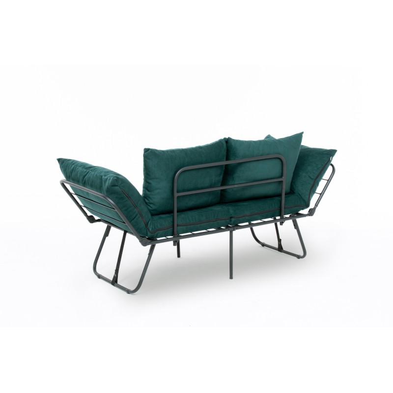 Καναπές Κρεβάτι Διθέσιος - Viper - Χρώμα Πετρόλ - 100x42x40εκ